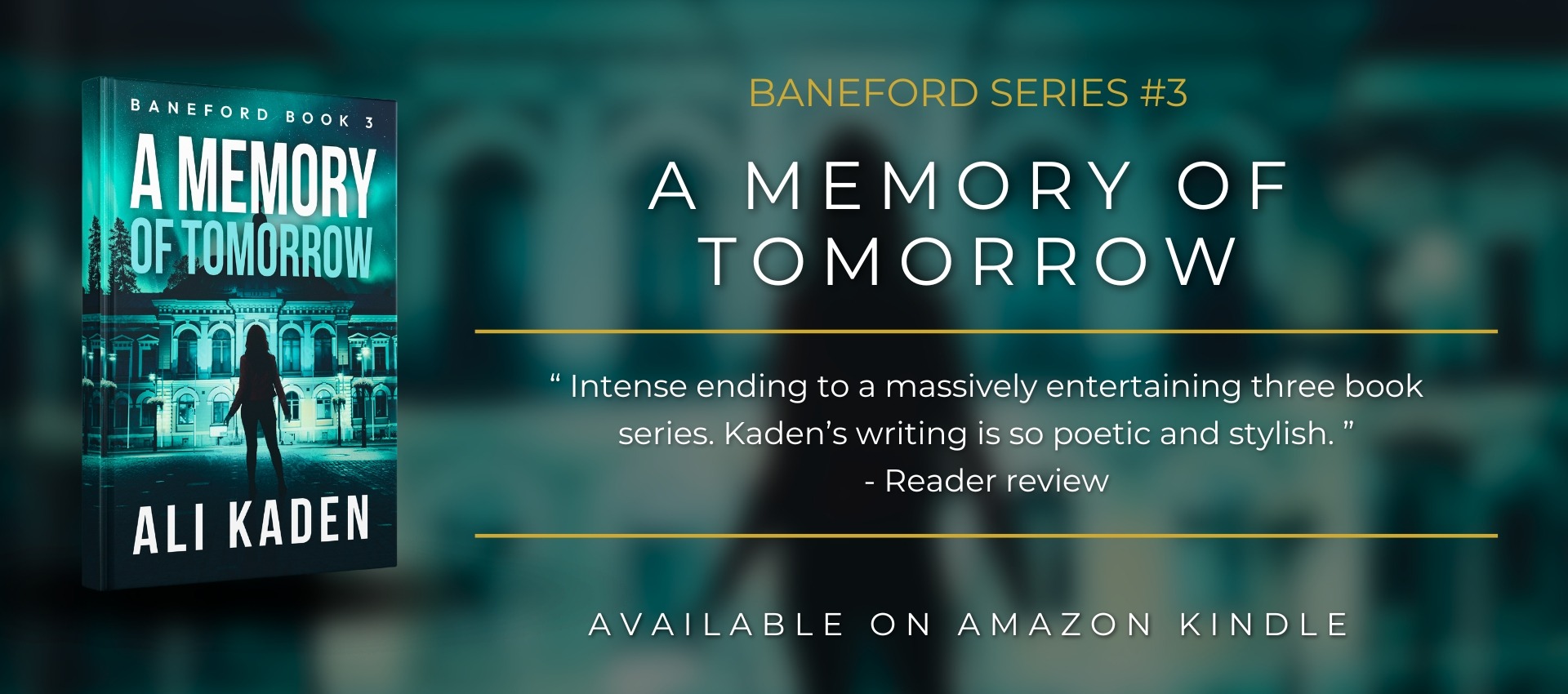 A Memory of Tomorrow: Baneford Series Book 3: A Paranormal Thriller